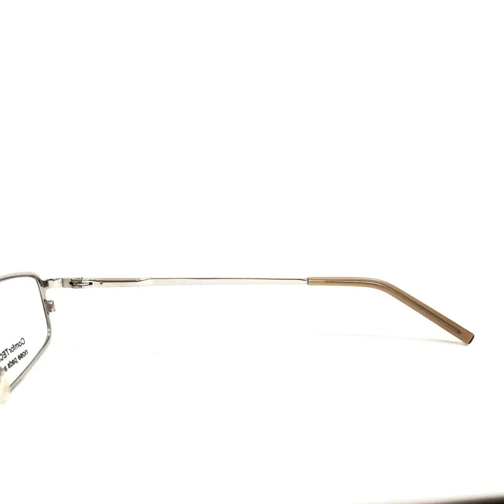 New Balance Eyeglasses Frames NB 353-2 Brown Silver Rectangular 53-17-135